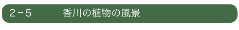 ２−５　　　香川の植物の風景　　　　